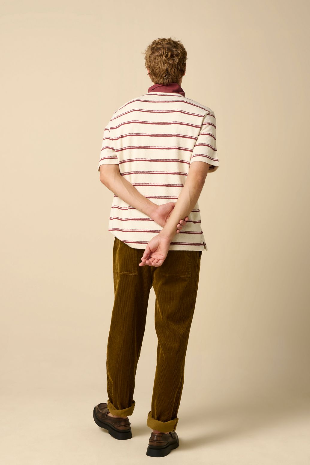 Cordhose - dunkelgrün