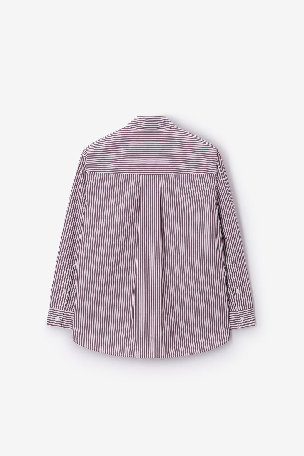 Donkerrode gestreepte blouse