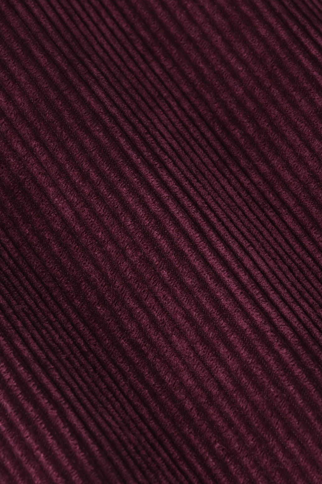 Donkerrode high waist corduroy broek