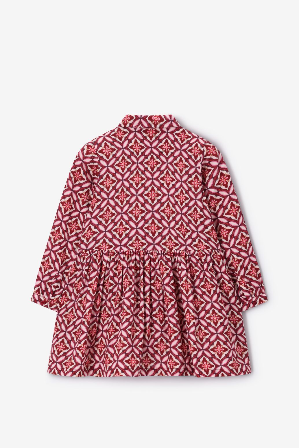 Robe avec imprimé - rouge