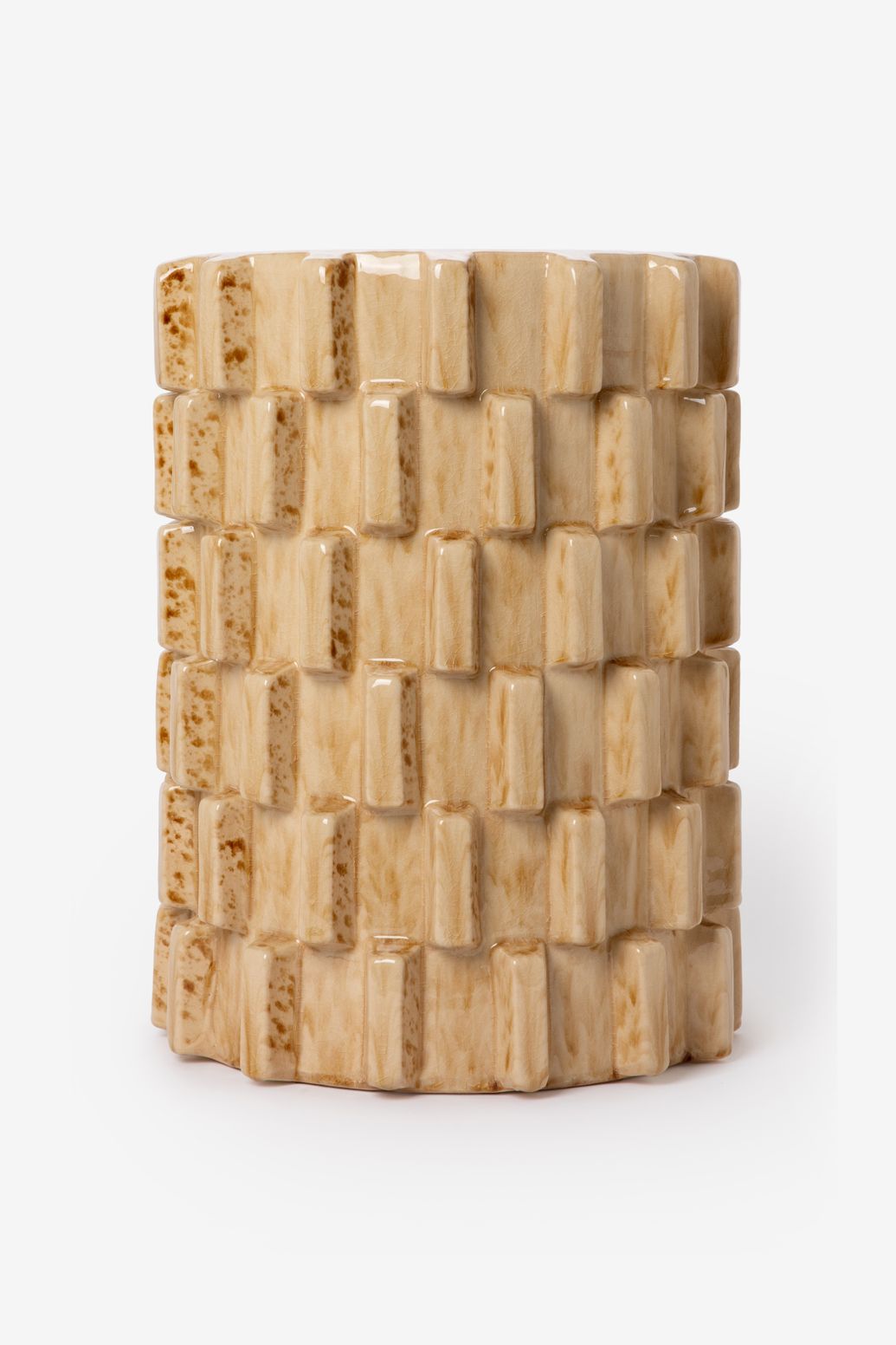 WOOOD Table d'appoint en céramique - beige
