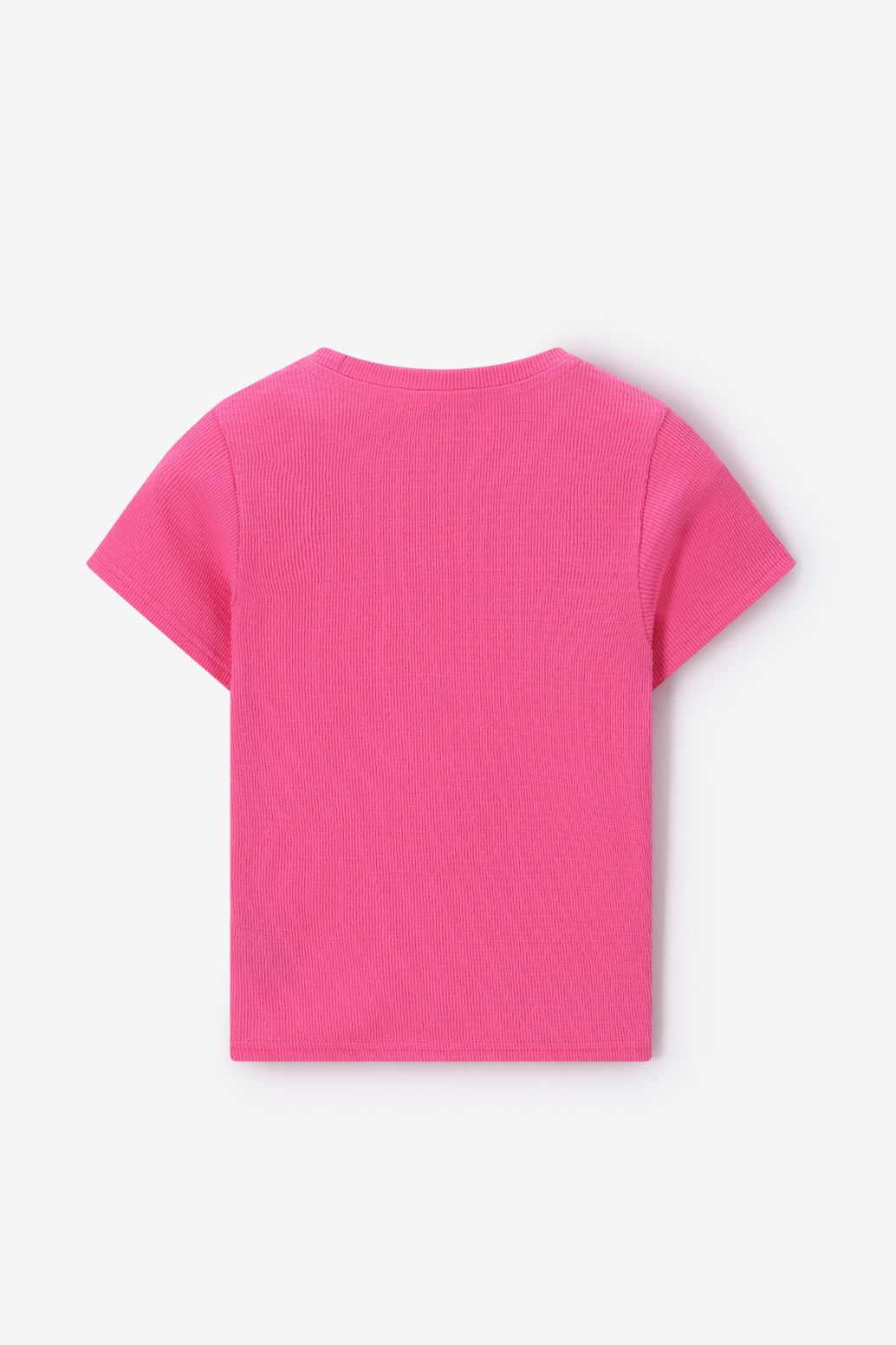 T-Shirt mit Stickerei - rosa