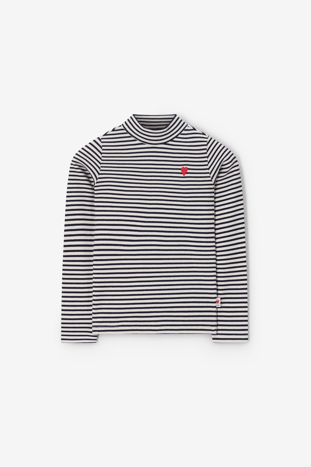 Donkerblauw gestreepte longsleeve