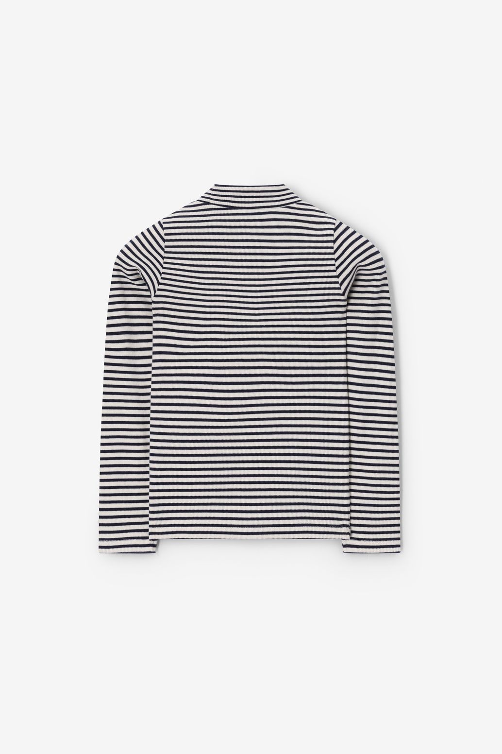 Gestreiftes Langarmshirt - dunkelblau