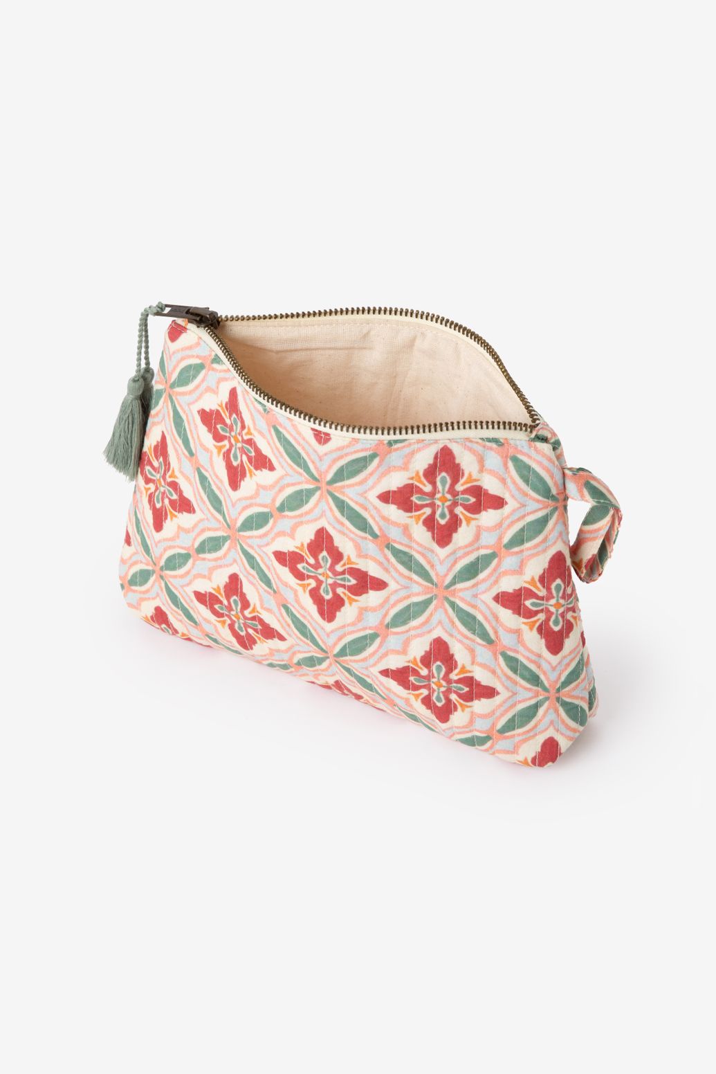 Multicolour quilted Serene make-up tas