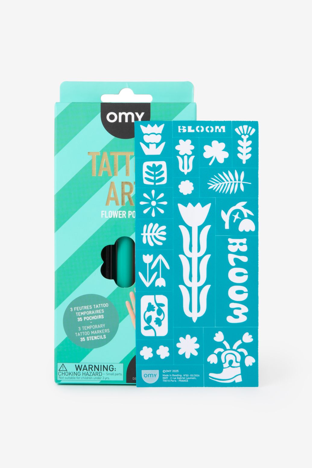 OMY bloemen tattoos