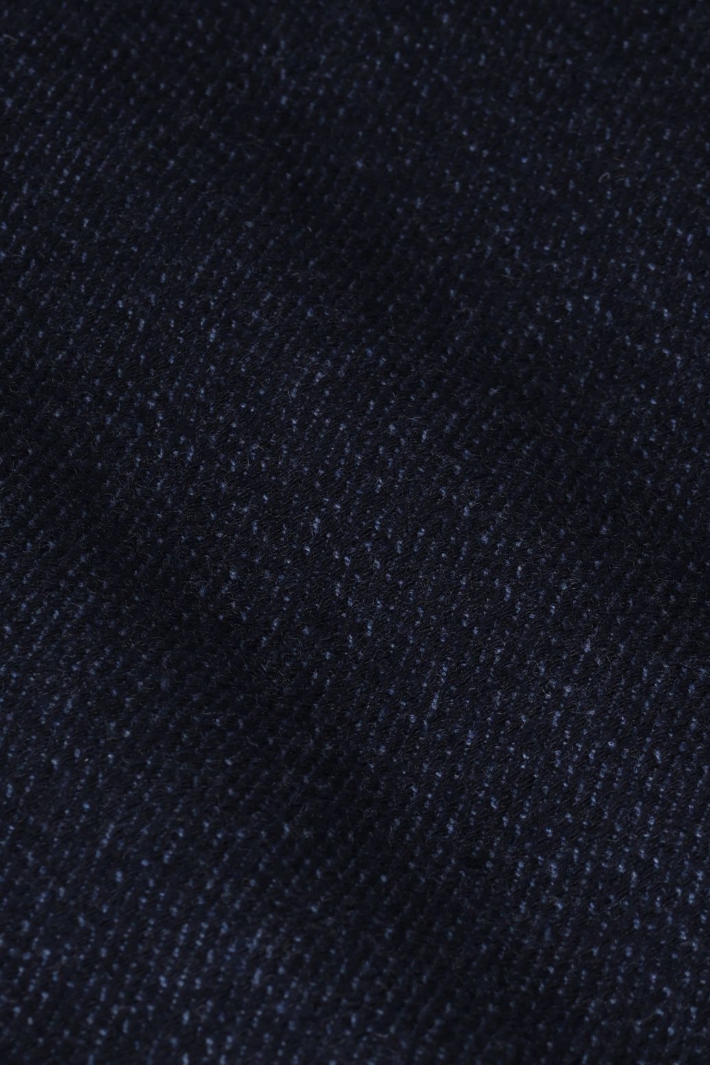 Donkerblauwe wollen twill jas