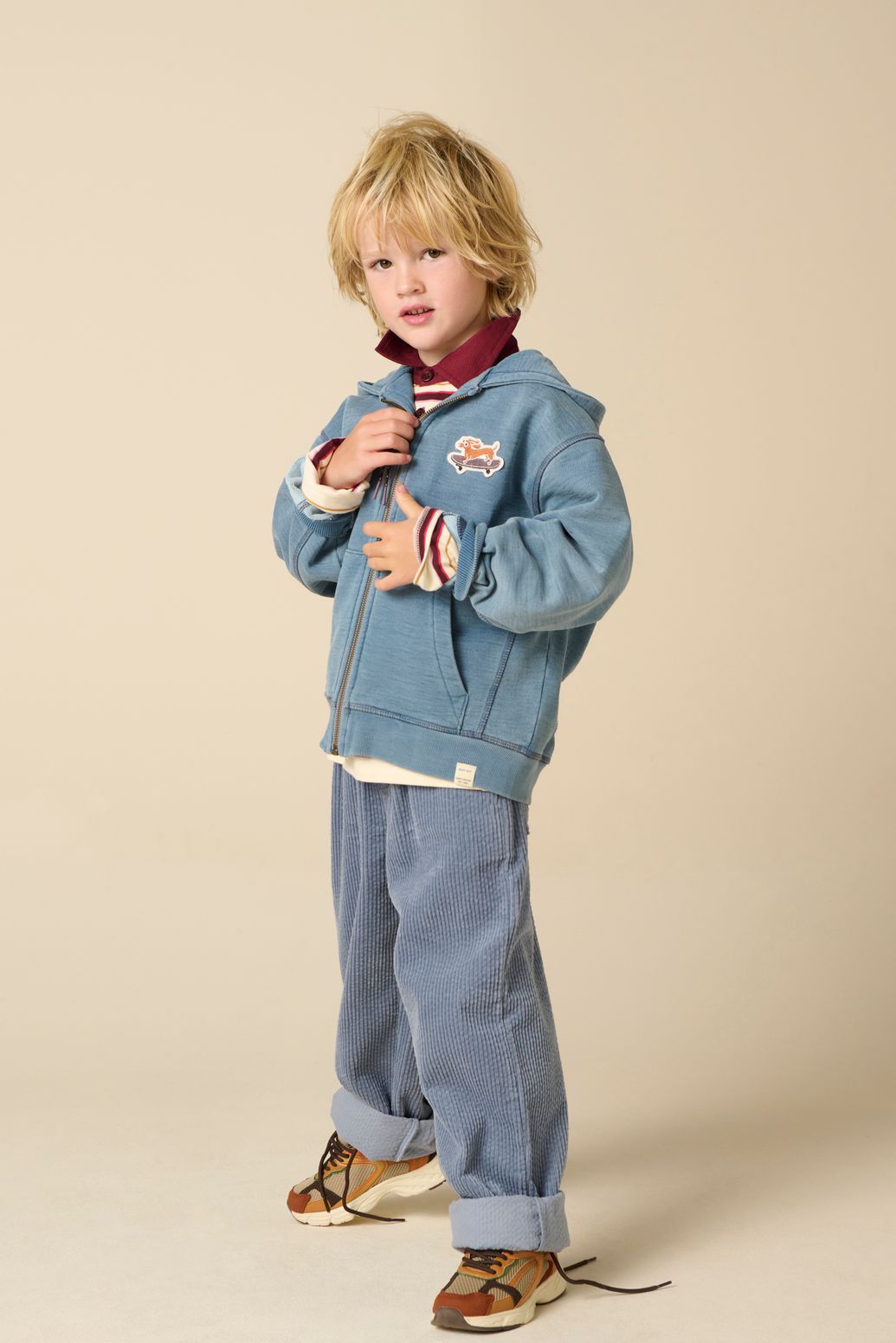 Cordhose - blau