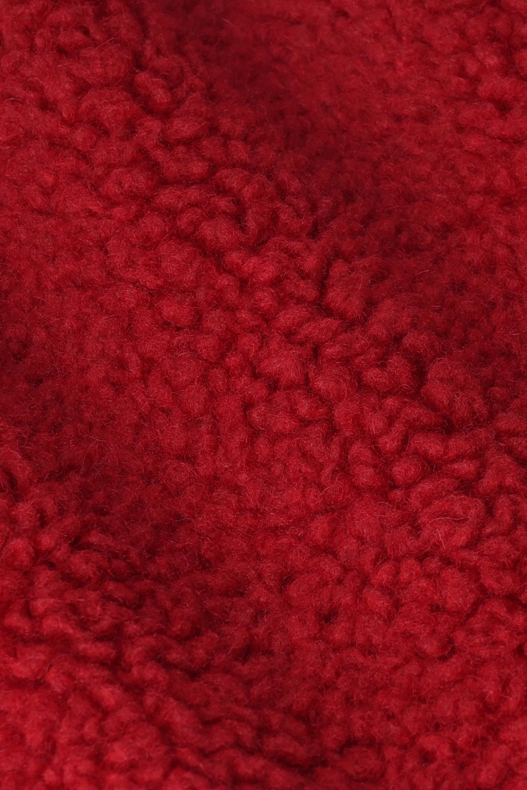 Lichtrode wollen teddy gilet