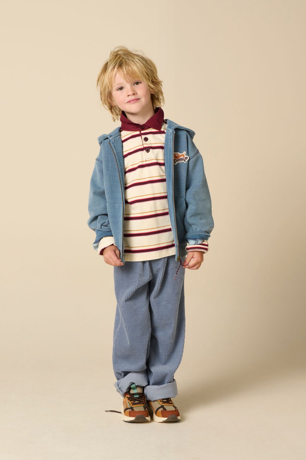 Gilet avec écusson - bleu
