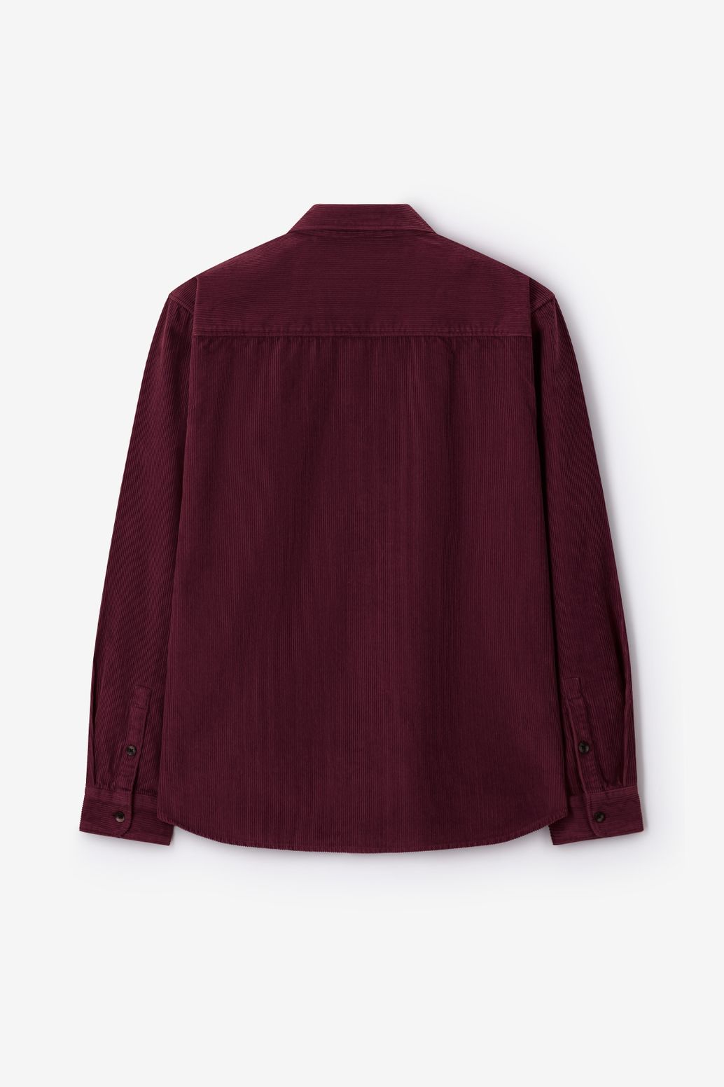 Chemise en velours côtelé - rouge foncé