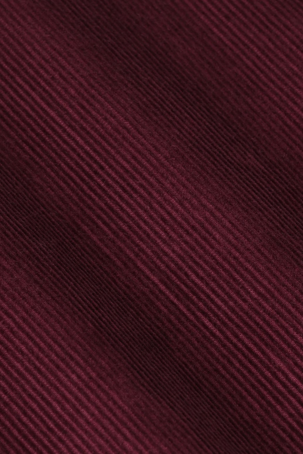 Chemise en velours côtelé - rouge foncé