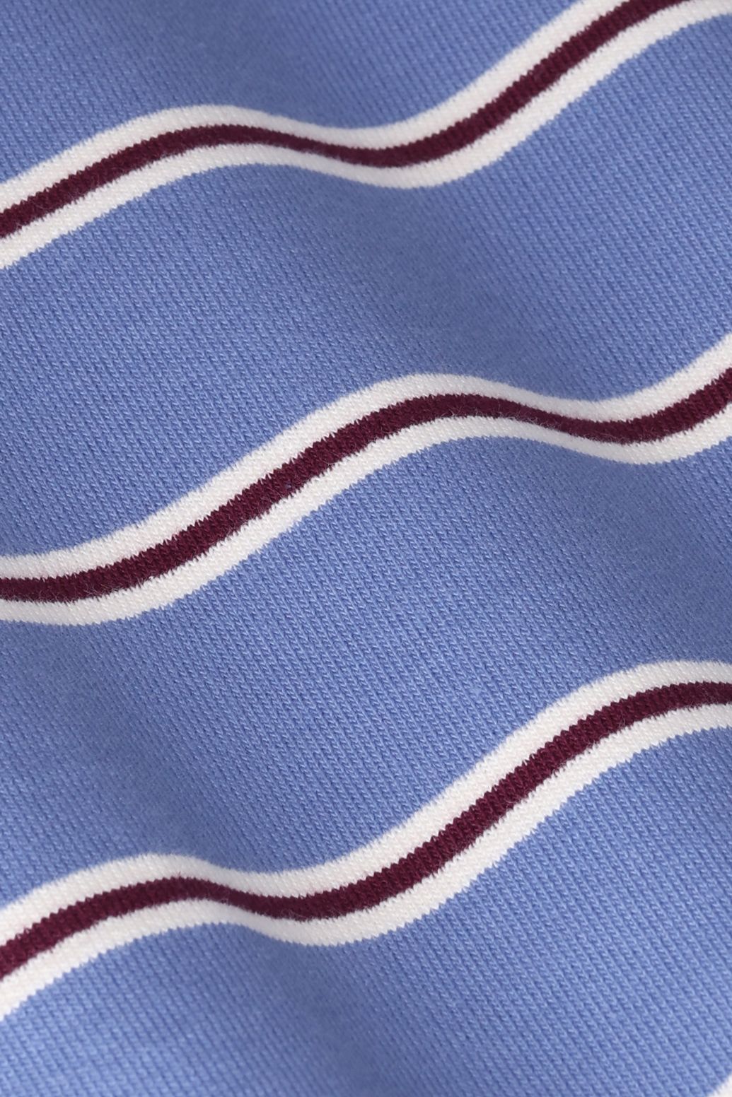 Blauwe gestreepte sweater met smiley