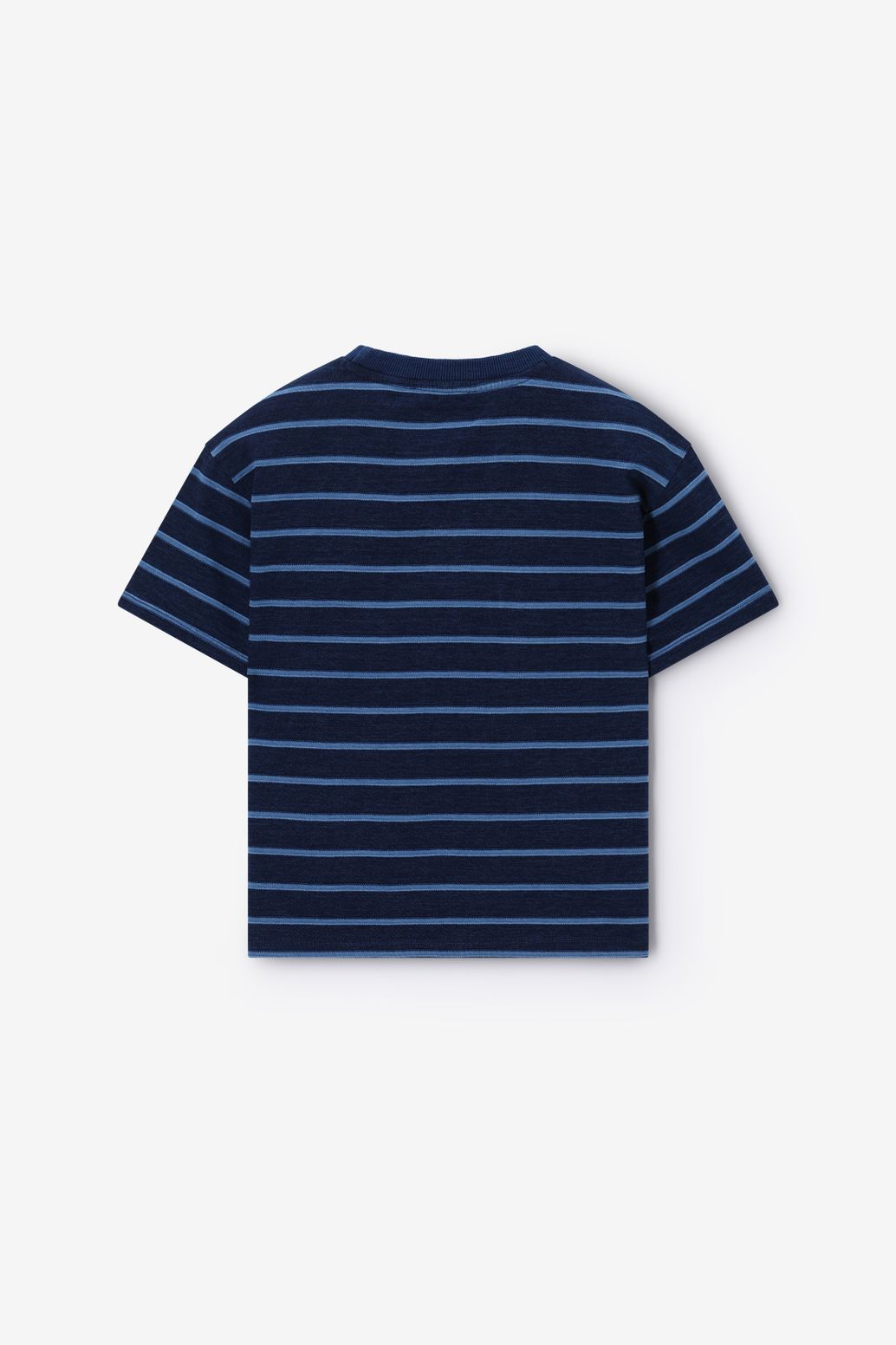 Blauw gestreept T-shirt