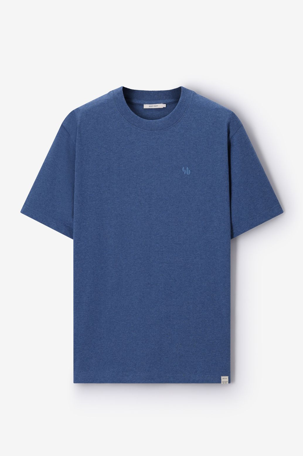 T-shirt chiné - bleu