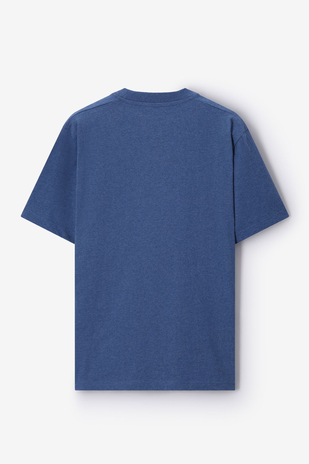 Meliertes T-Shirt - blau