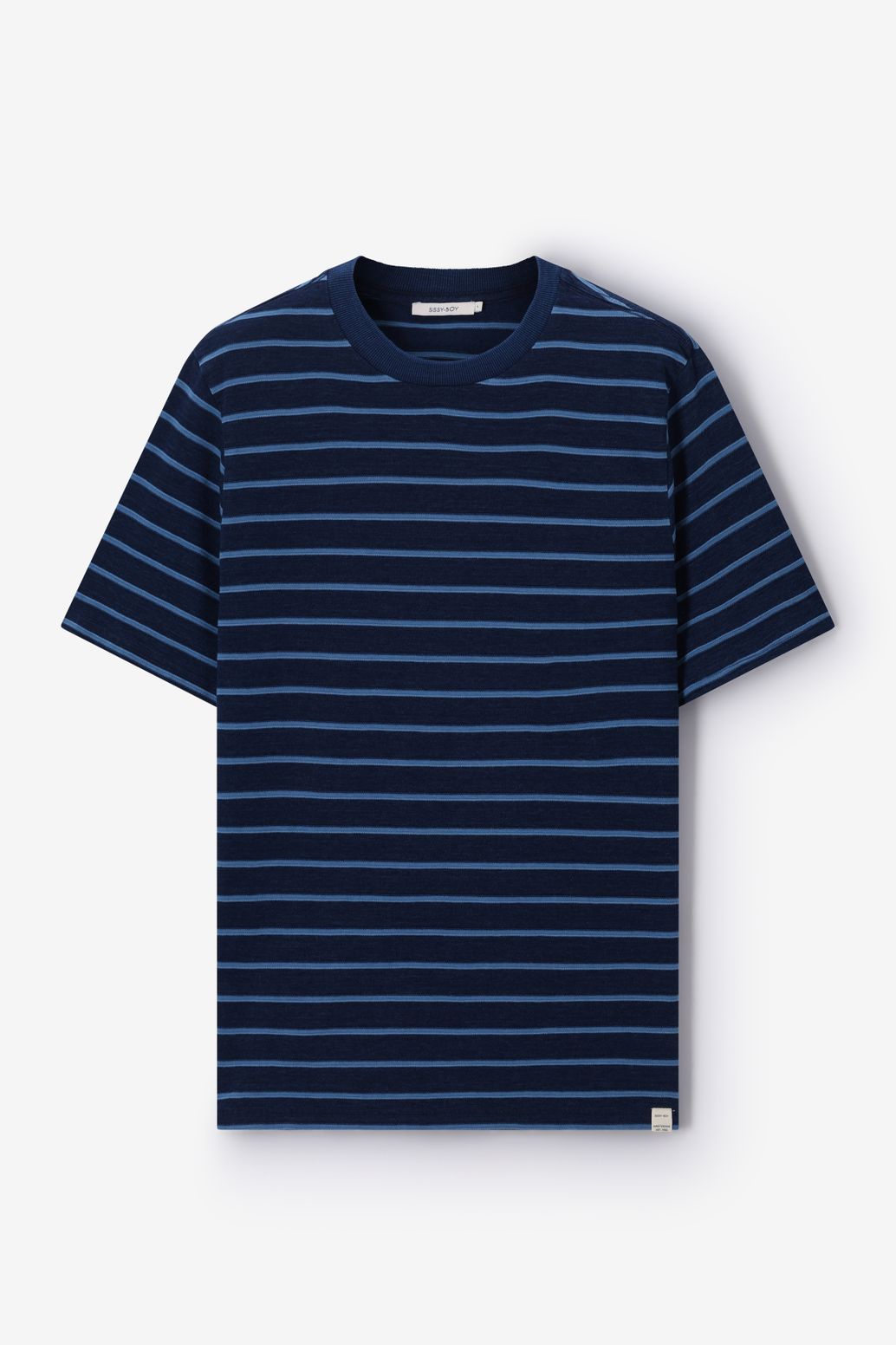 Gestreiftes T-Shirt - dunkelblau