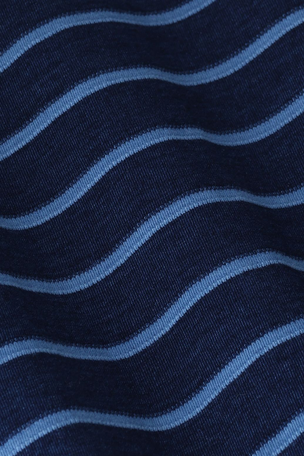 T-shirt rayé - bleu foncé