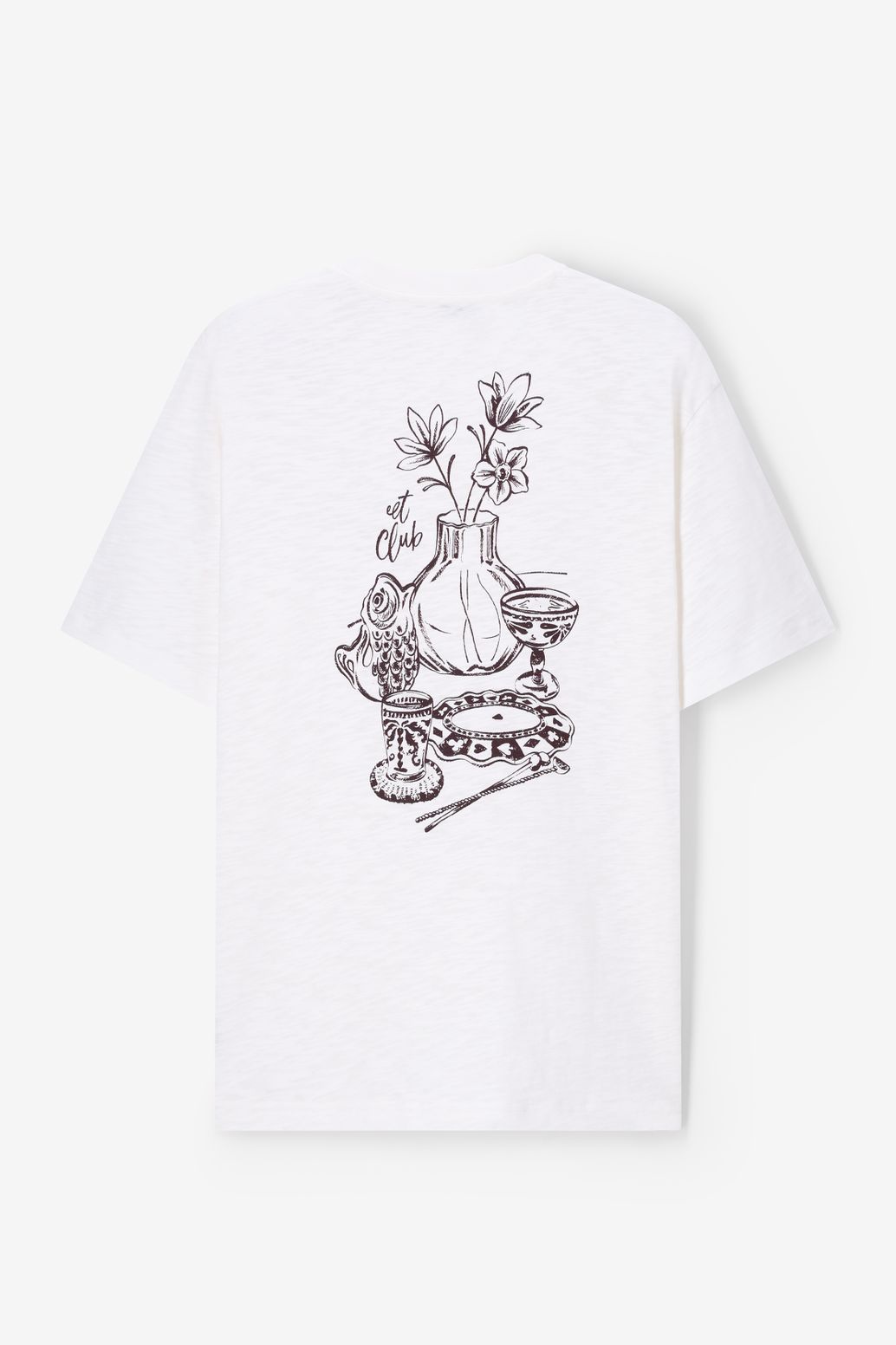 T-shirt avec illustration - blanc