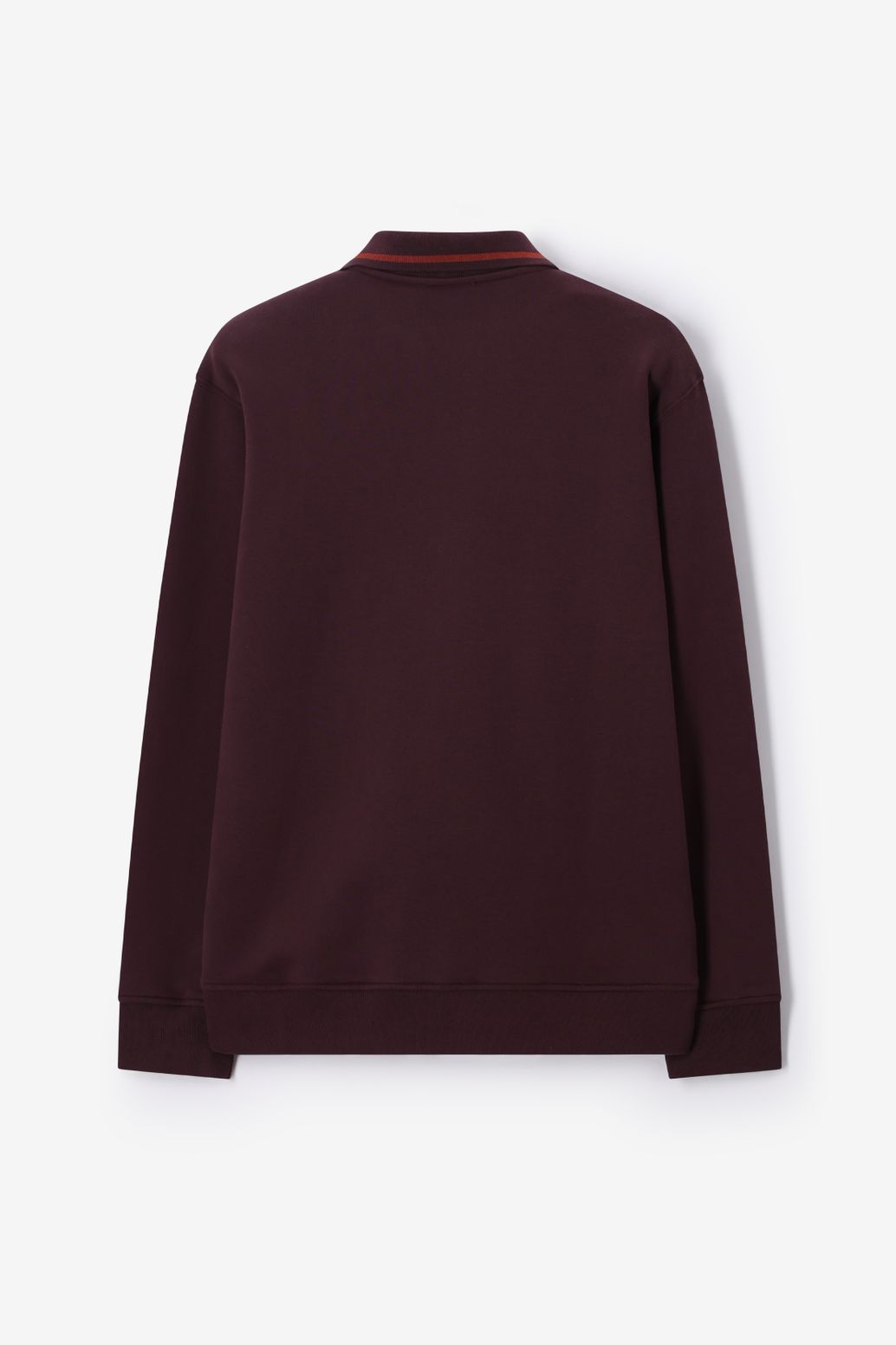 Sweat polo - marron foncé