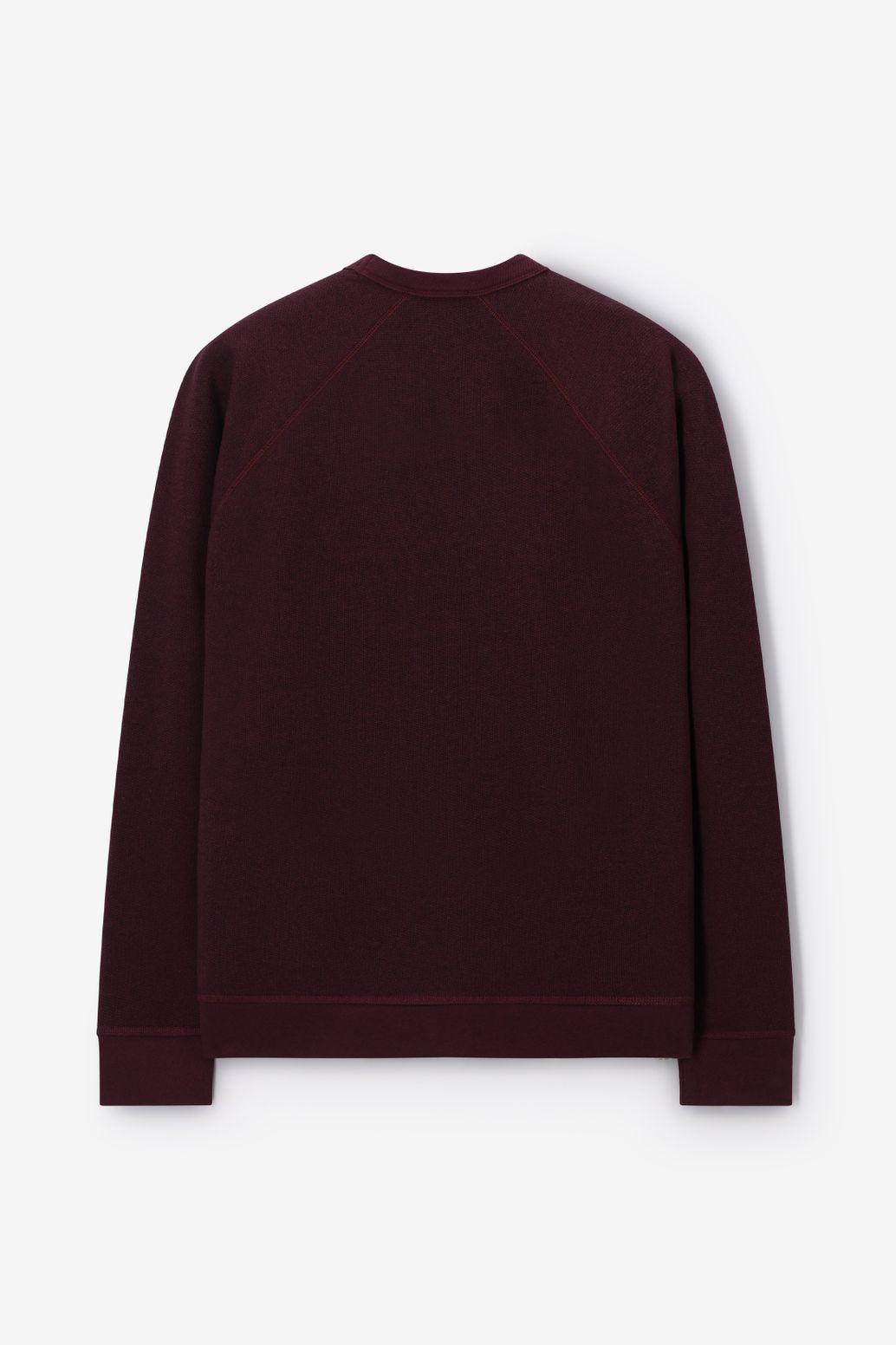Donkerrode melange sweater