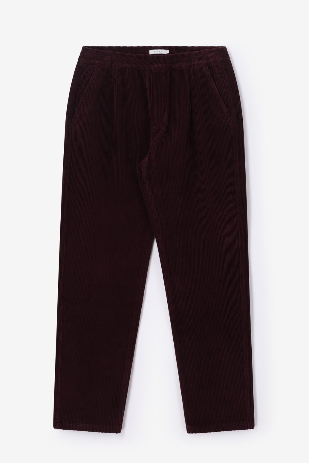 Bruine corduroy broek