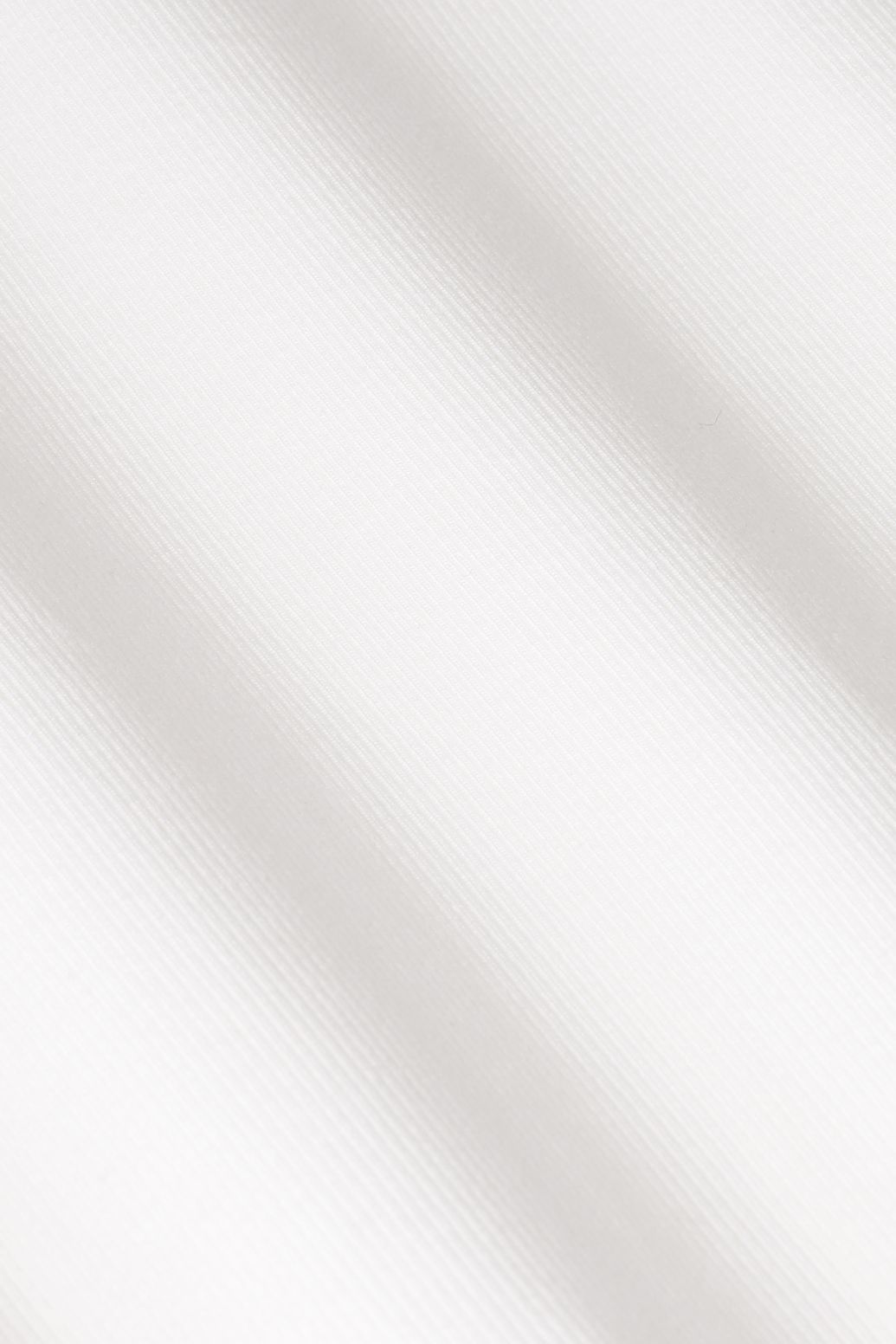 T-Shirt mit Rippmuster - weiß