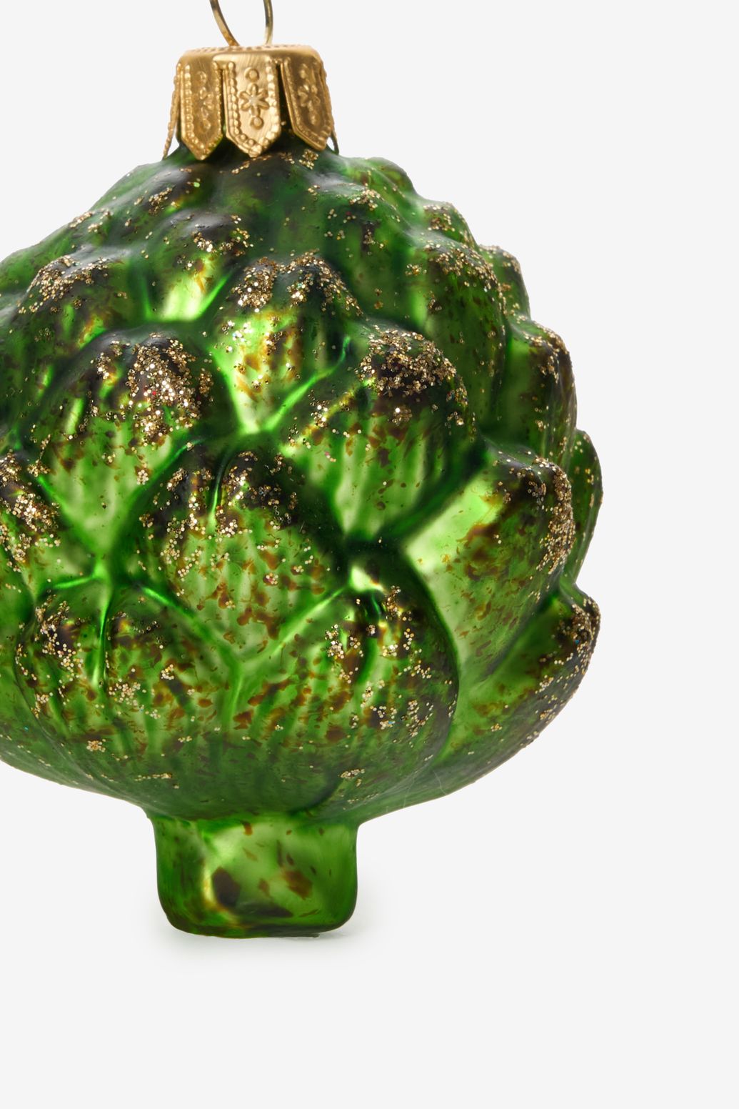 Groen artisjok ornament