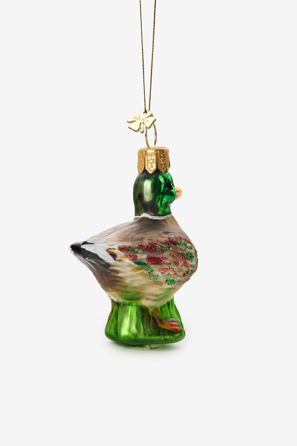 Multicolour eend ornament