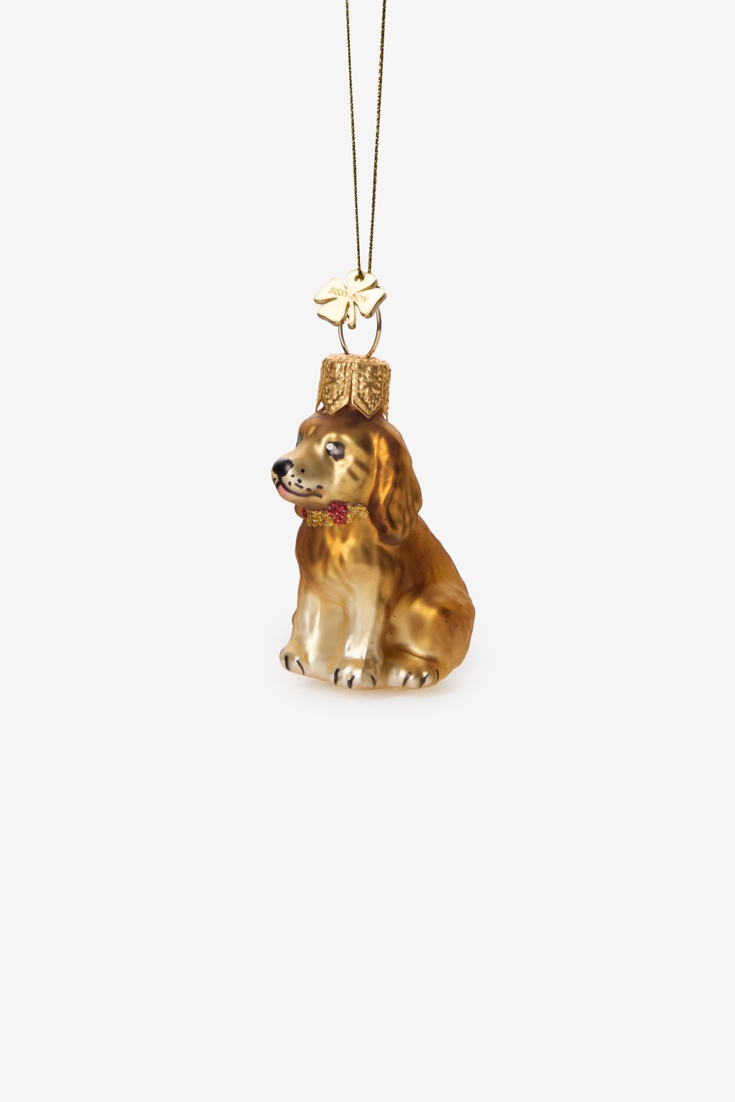 Lichtbruin ornament hond