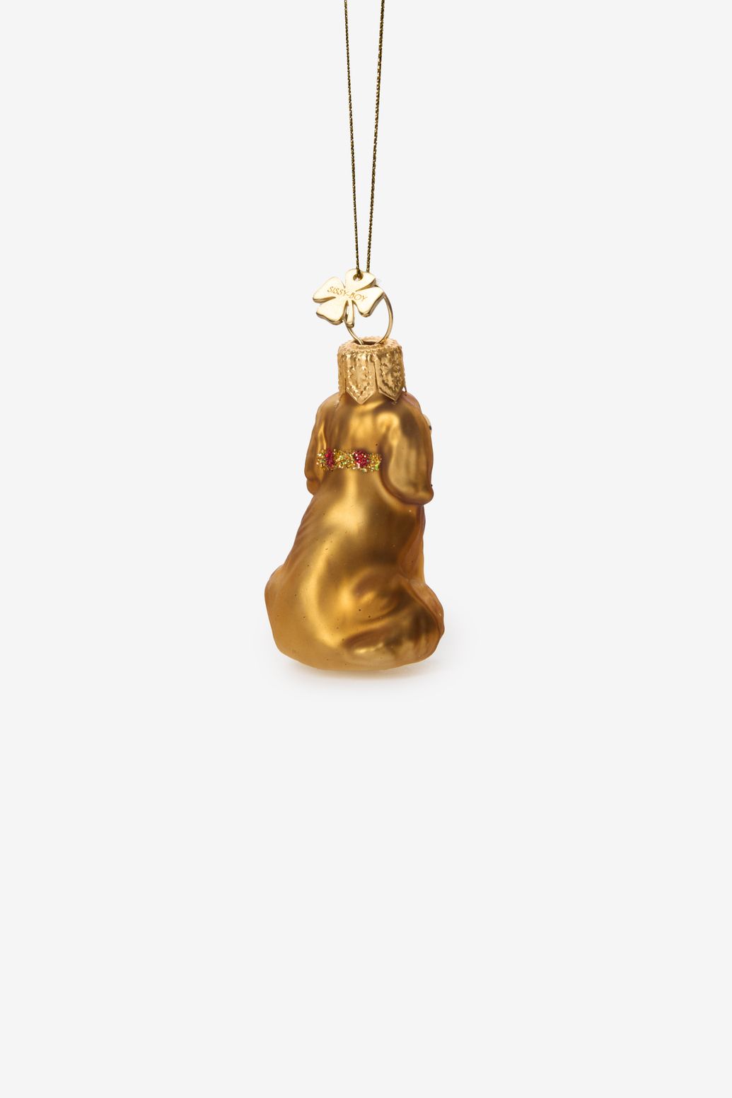 Lichtbruin ornament hond