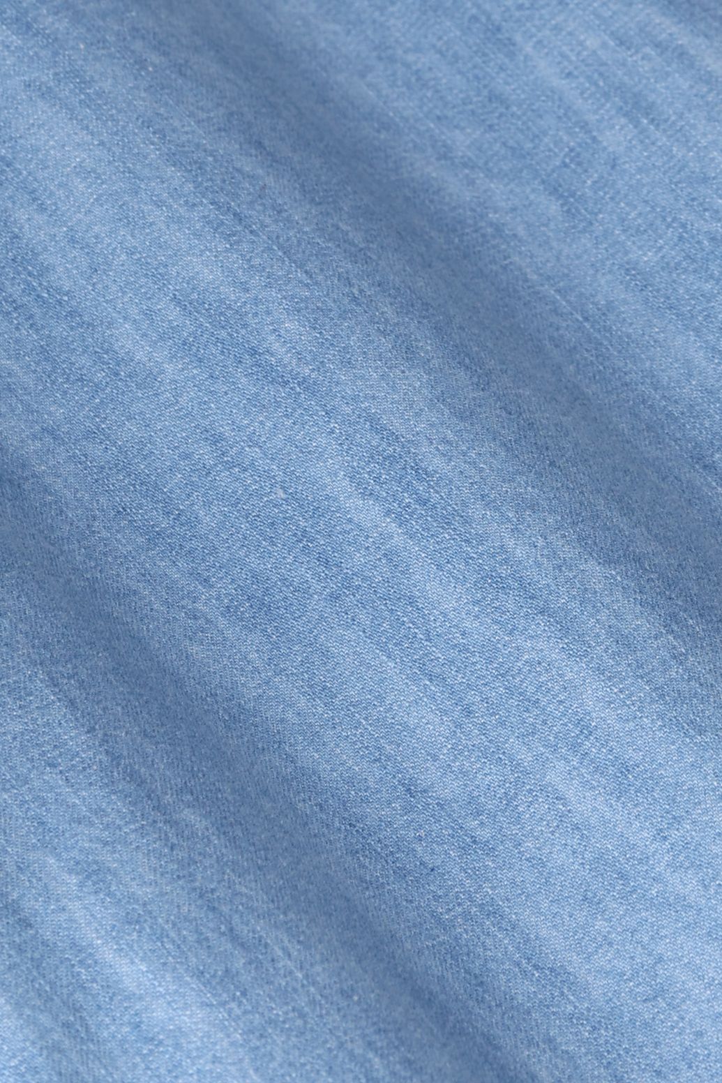 Jeansbluse mit Stickerei - hellblau
