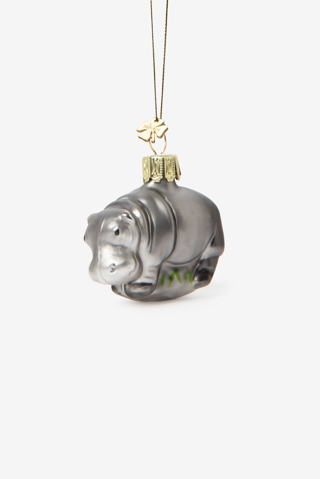Kerst ornament nijlpaard
