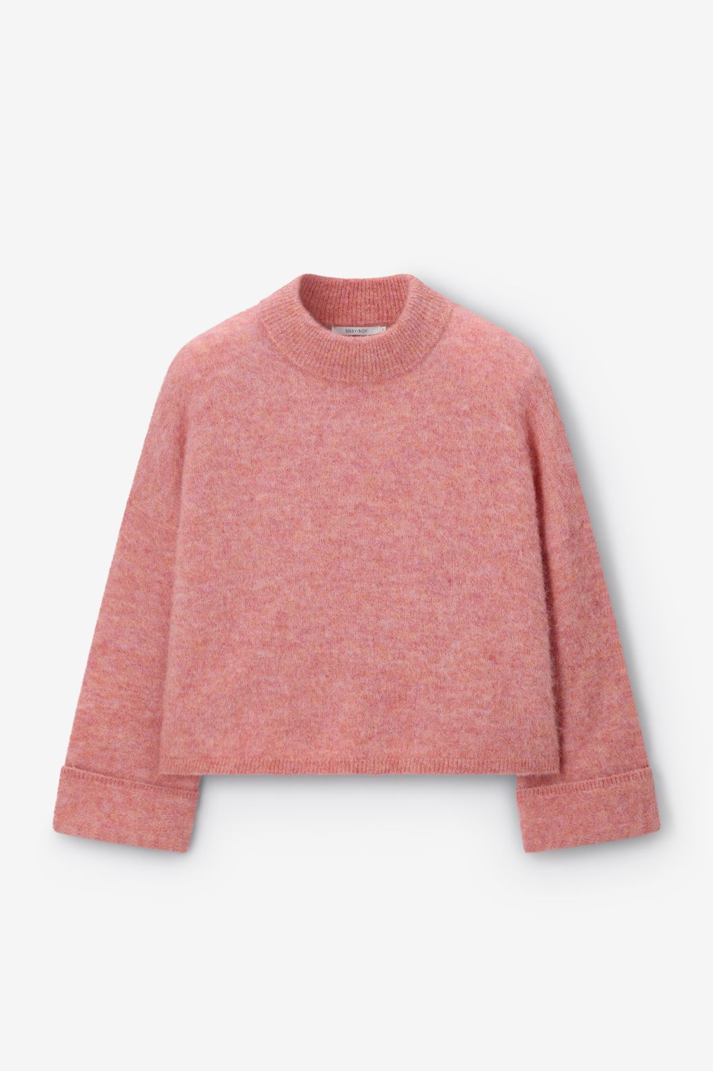 Pull avec col - rose