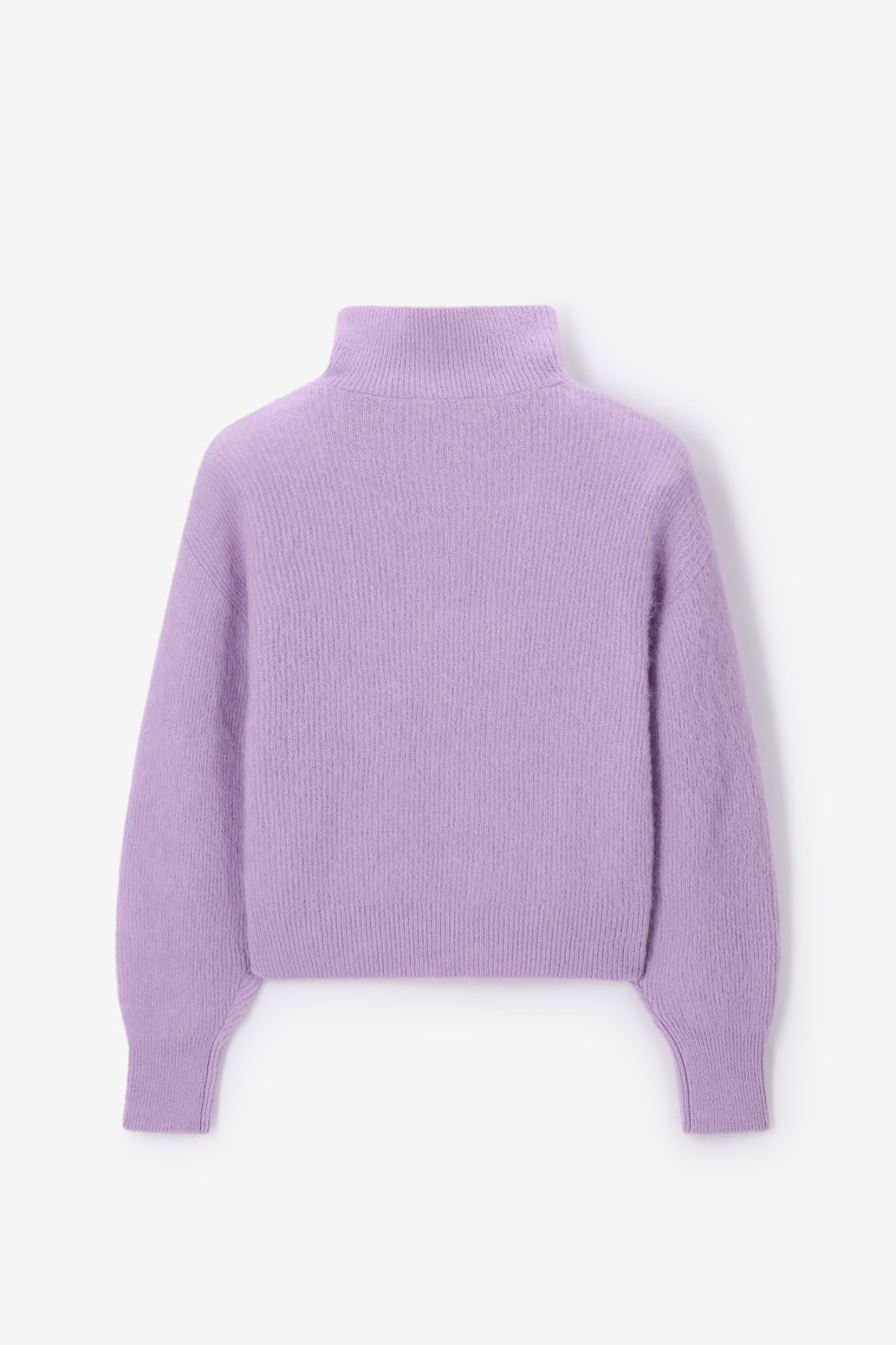Pull avec fermeture éclair - violet clair