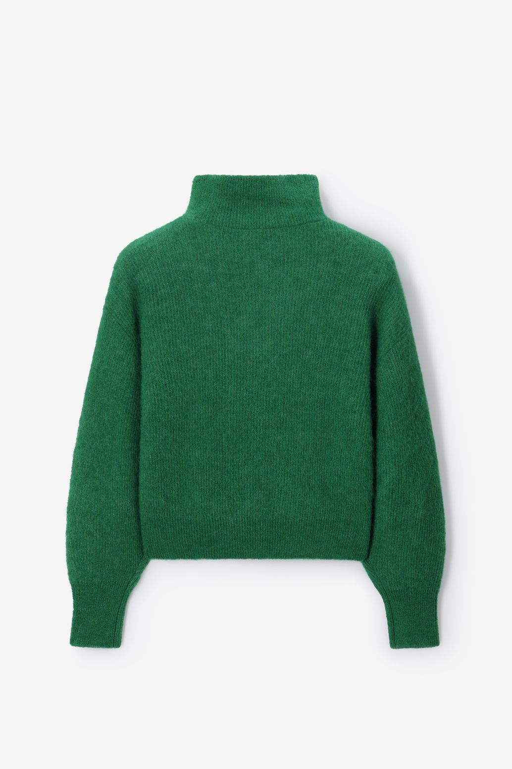 Groene trui met rits