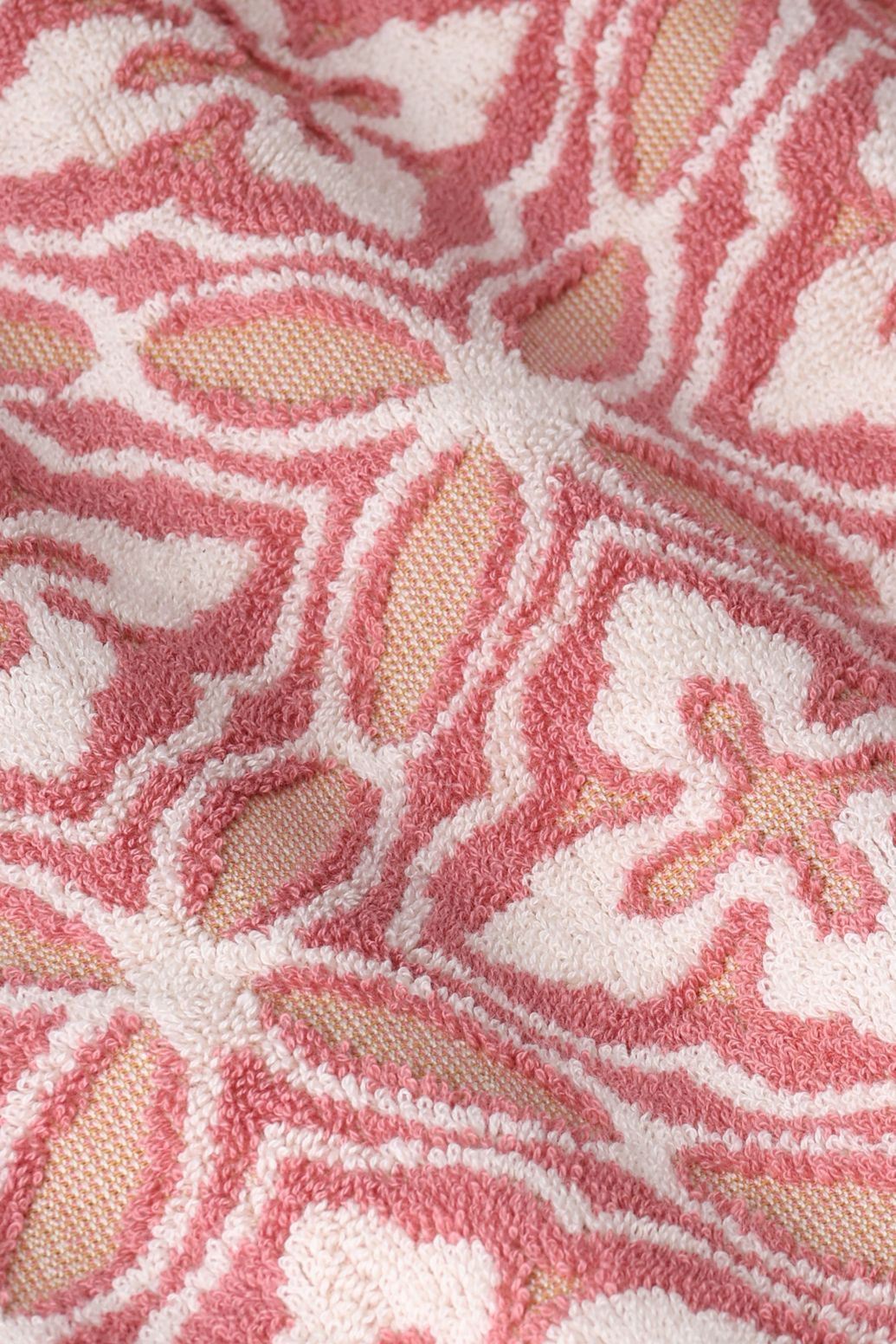 Roze Serene badjas met tile print