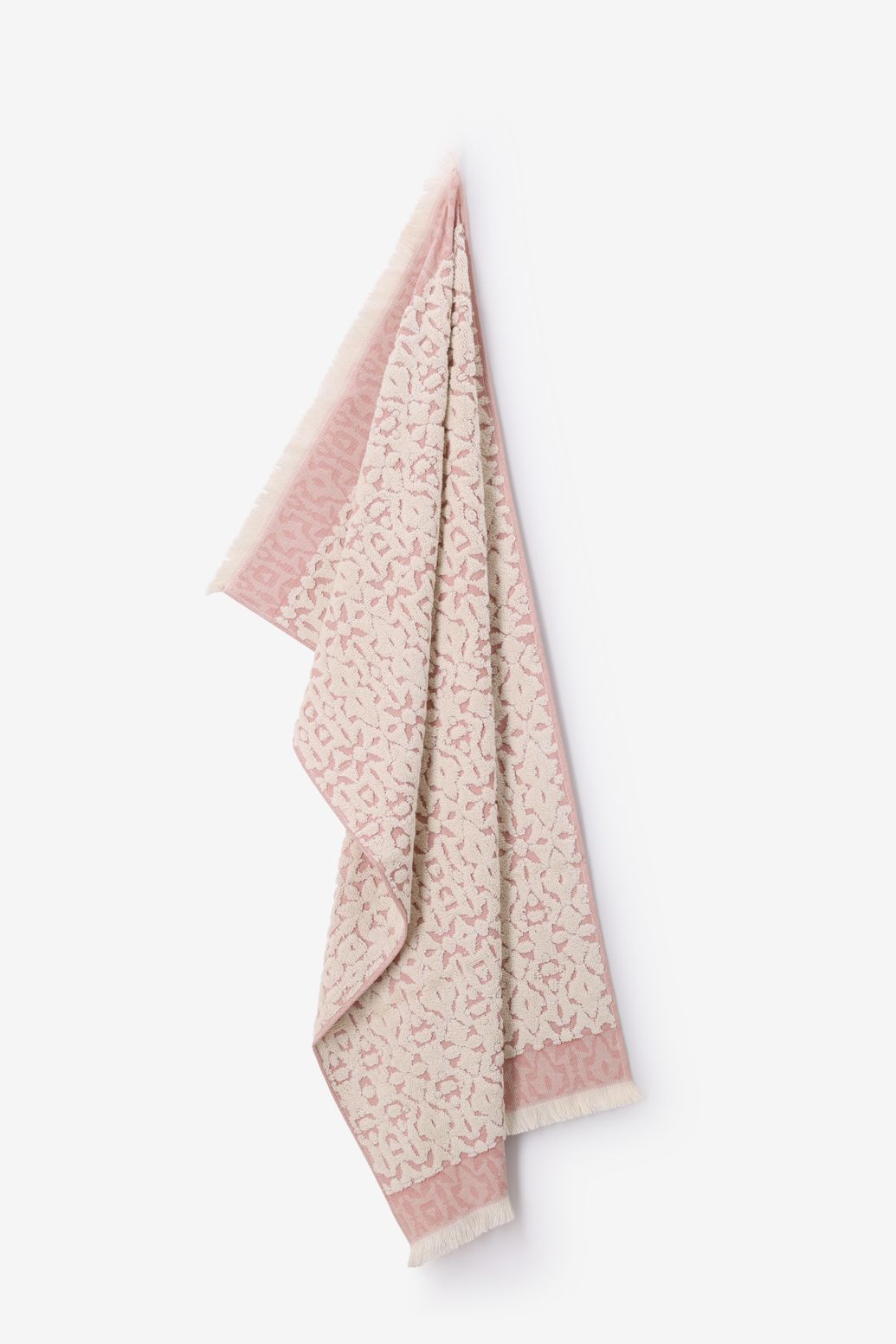 Handtuch mit Samtstruktur large - rosa