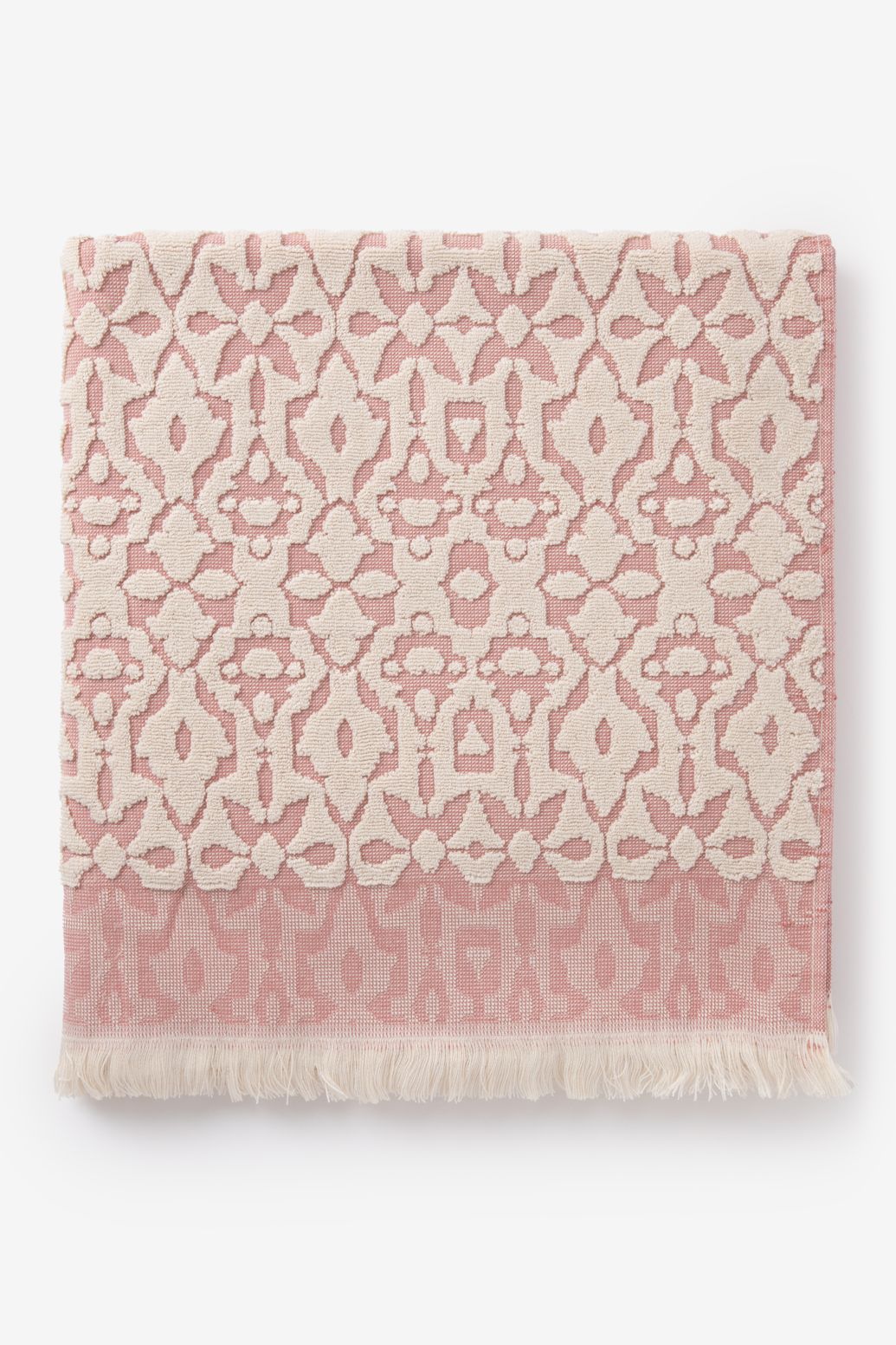 Handtuch mit Samtstruktur large - rosa