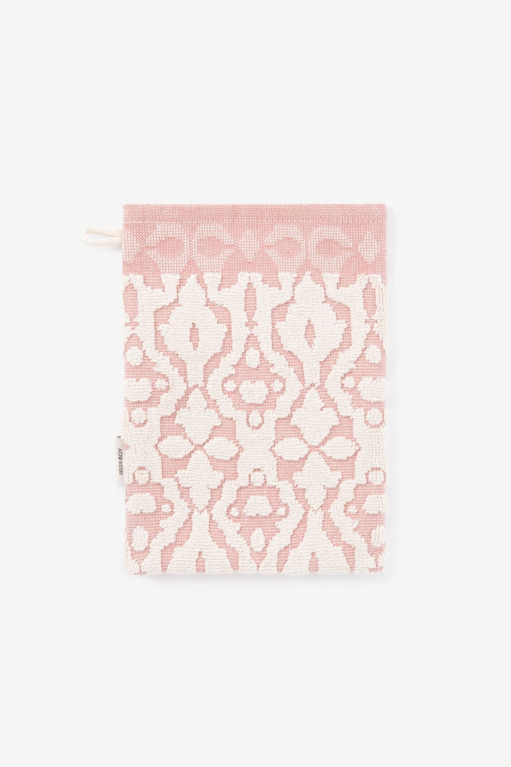 Waschlappen mit Samtstruktur - rosa
