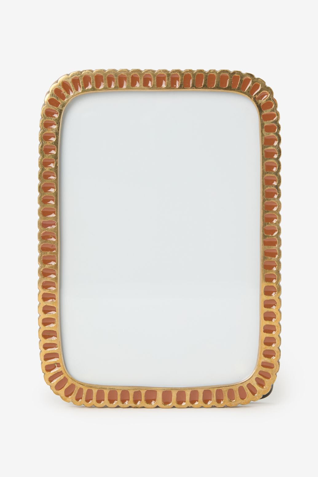 Fotorahmen Scalloped medium - braun