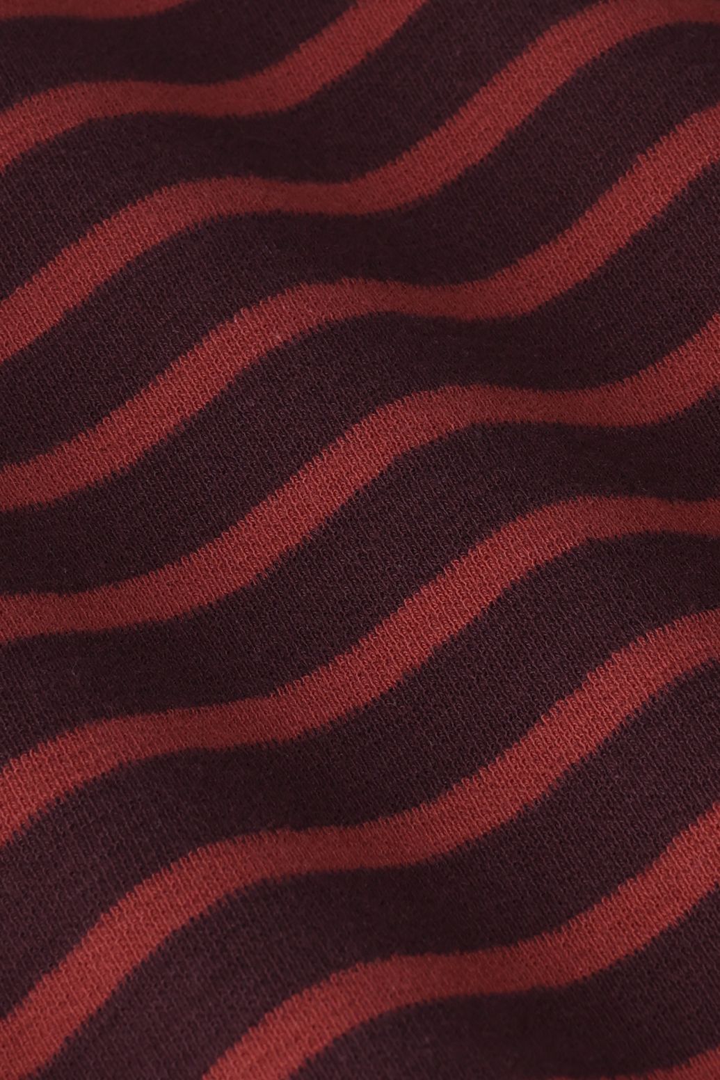 Gestreiftes Langarmshirt - rot