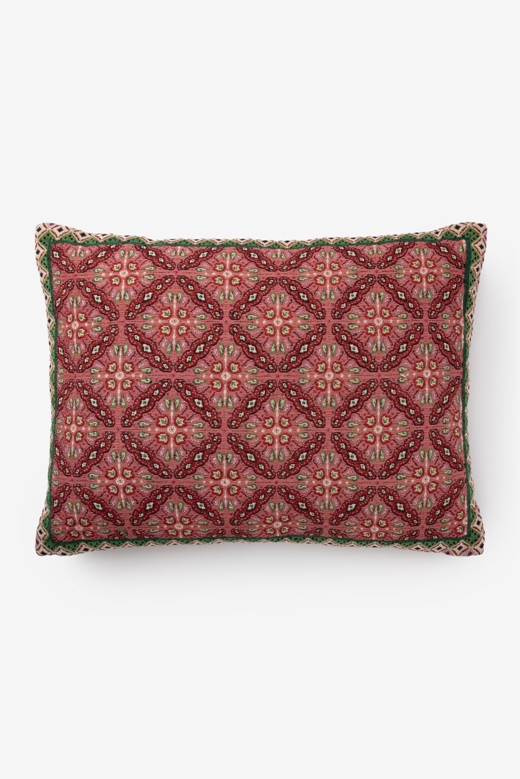 Coussin avec imprimé mosaïque - multicolore