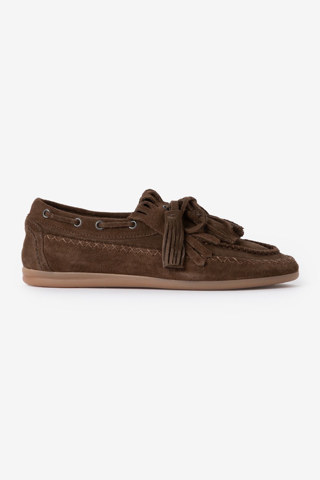 Donkerbruine loafers met tassles