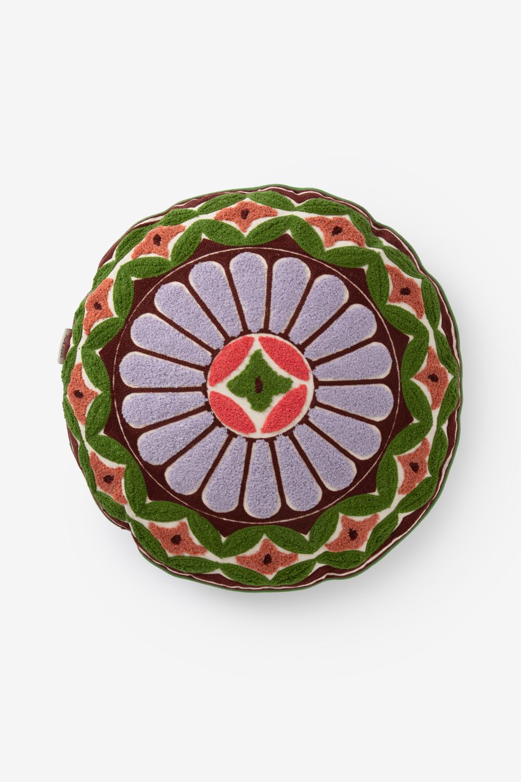 Coussin rond - multicolore