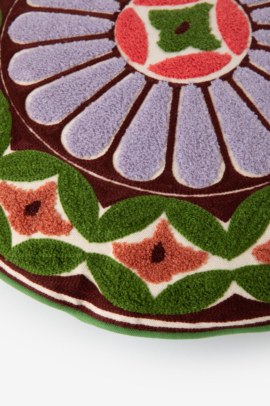 Coussin rond - multicolore
