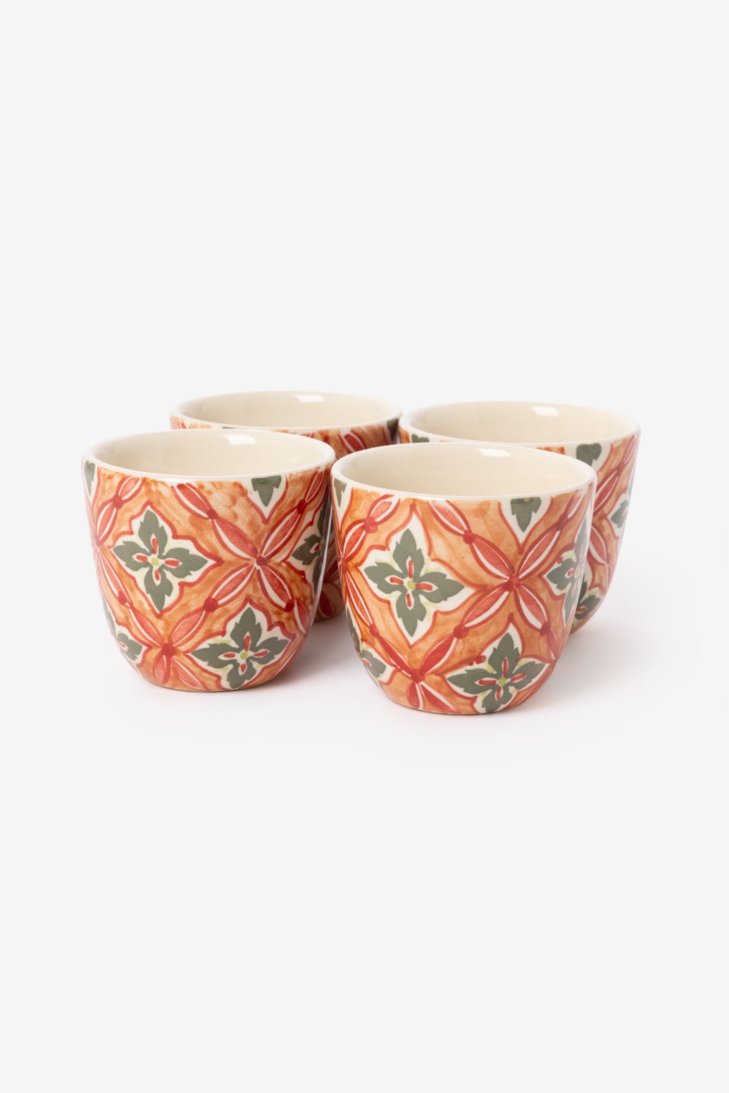 Mugs avec imprimé folklorique - orange