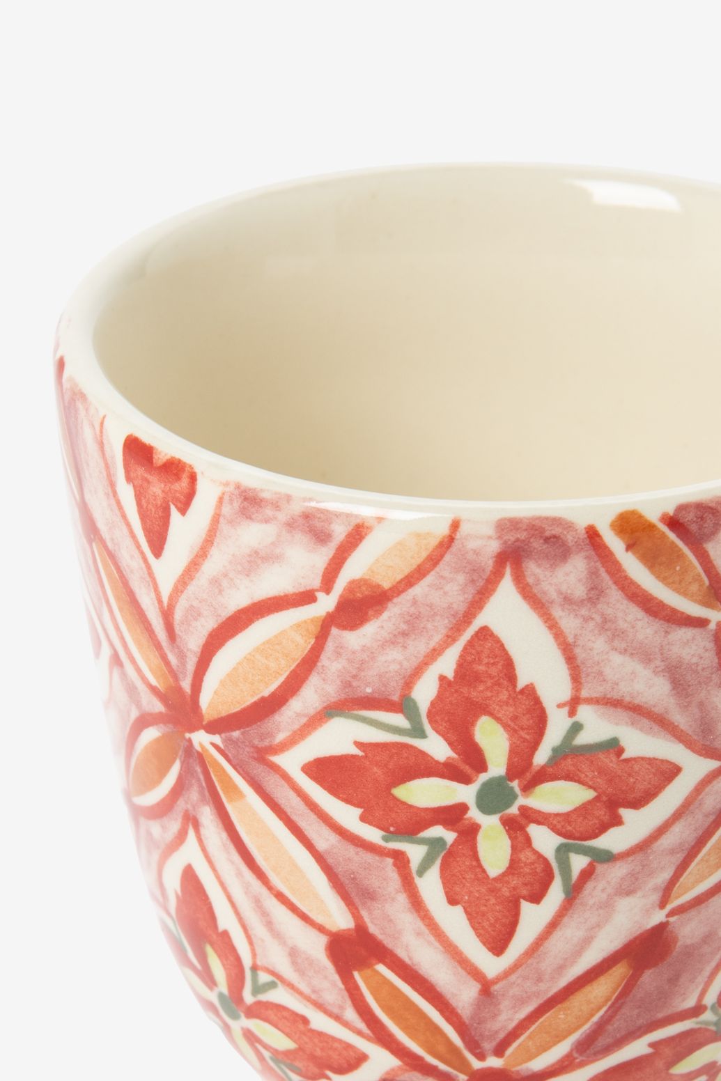 Lichtpaarse mokken met folklore print
