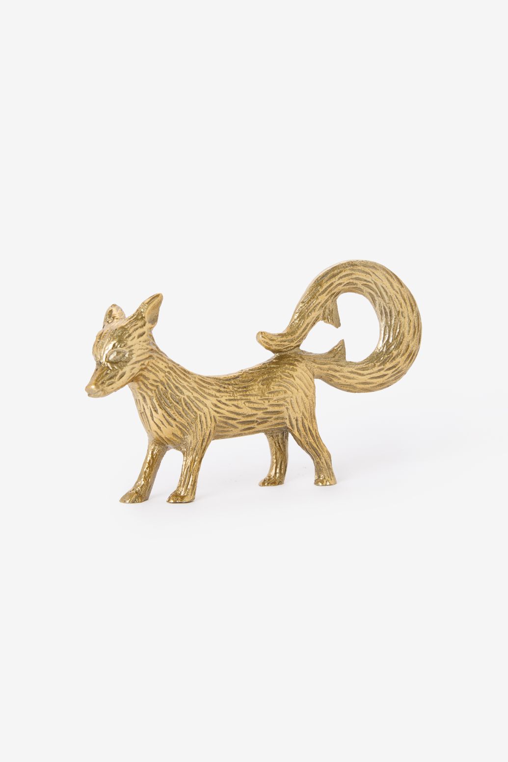 Flaschenöffner Fuchs - goldfarben