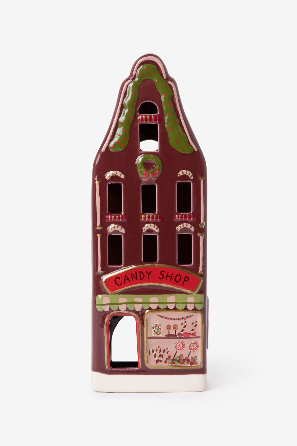 Photophore confiserie - violet foncé
